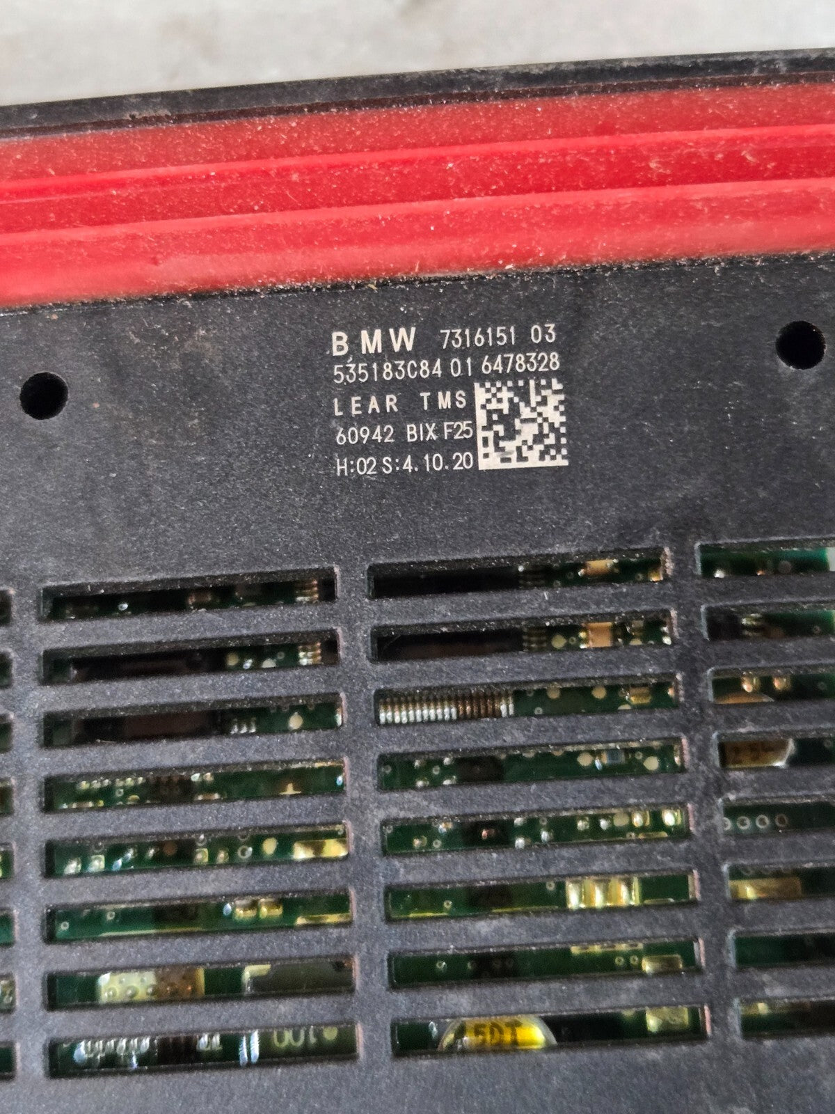 BMW X4 X3 F26 F25 xDrive Right LEAR TMS Headlight ECU Control Module 7316151 OEM