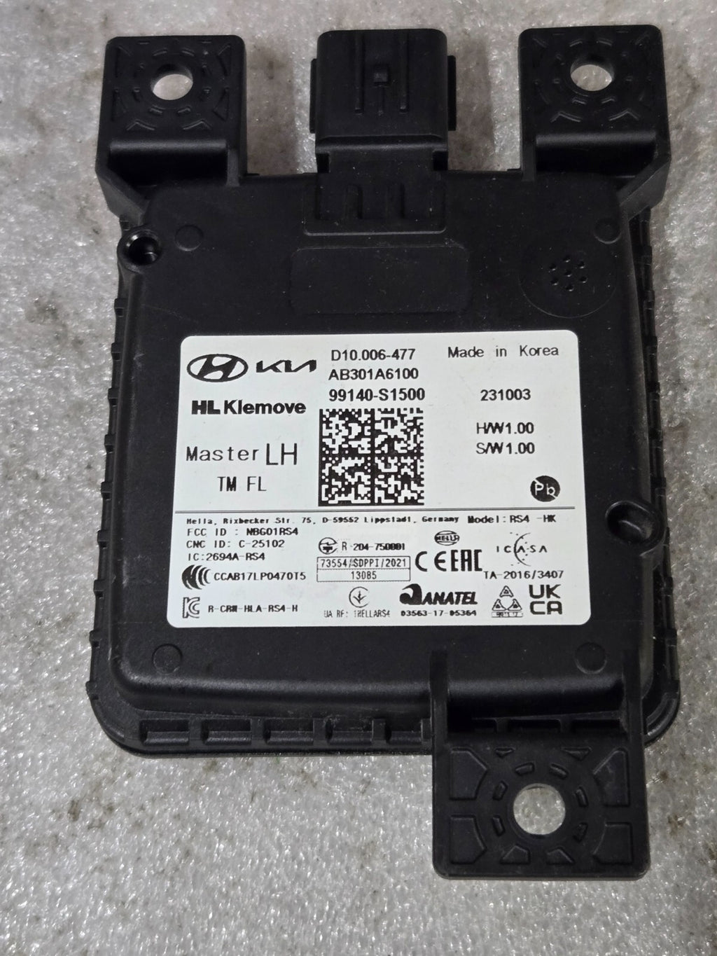 2021-2023 Hyundai Santa F Rear Left Blind Spot Radar Sensor Module 99140-S1500