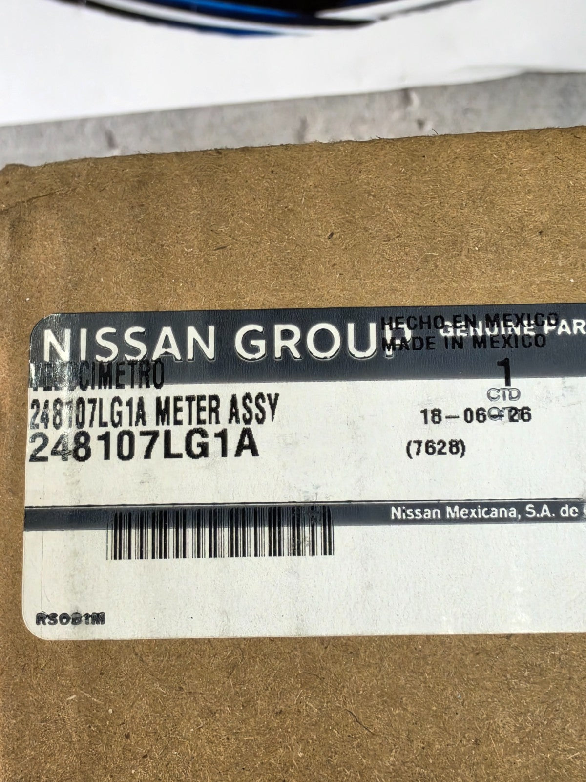 2025 NISSAN KICKS Digital Speedometer Screen Discolored OEM 248107LG1A