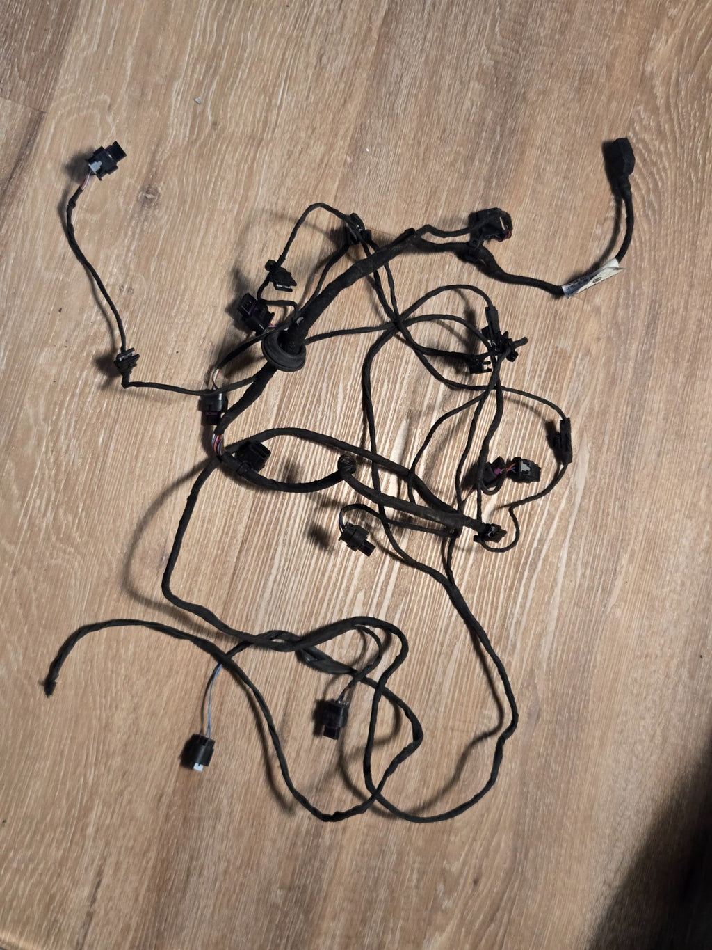 2012-2015 AUDI A6 S6 Rear Bumper Park Assist PDC Sensor Wiring Harness OEM