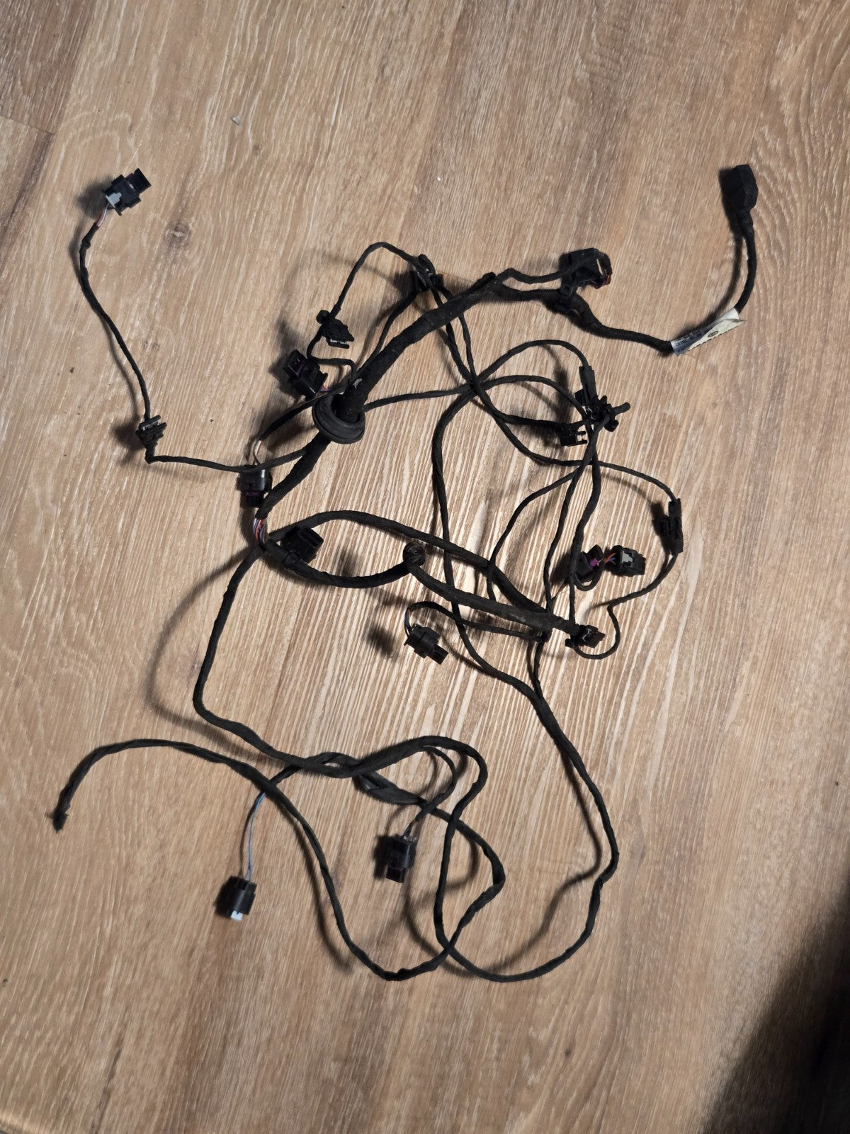 2012-2015 AUDI A6 S6 Rear Bumper Park Assist PDC Sensor Wiring Harness OEM