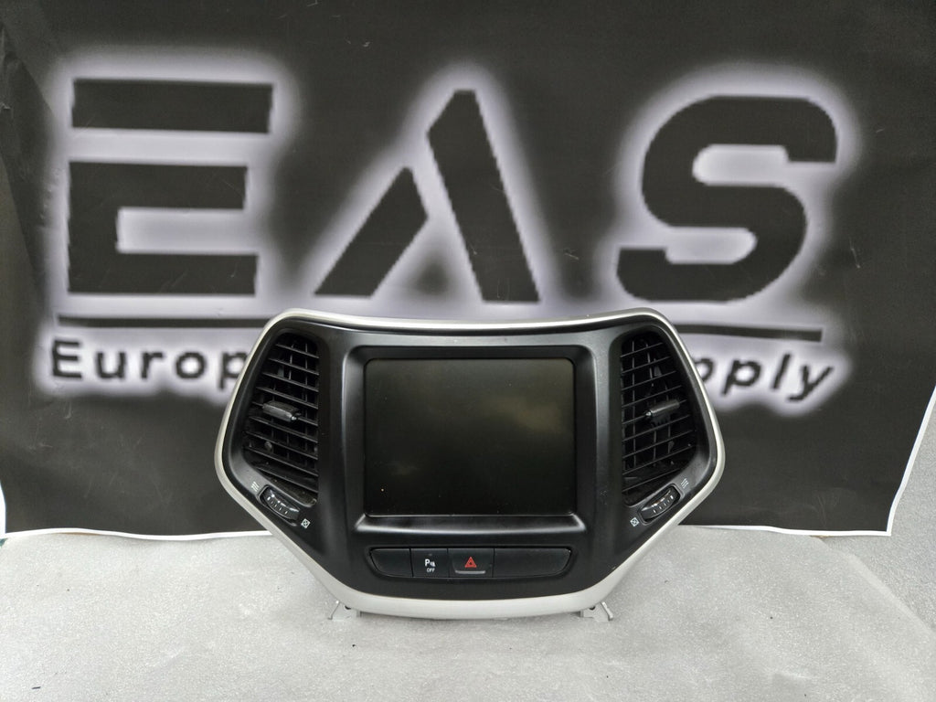2014-2018 JEEP CHEROKEE VP3 RA3 UCONNECT SATELITE RADIO W/ RADIO BEZEL OEM