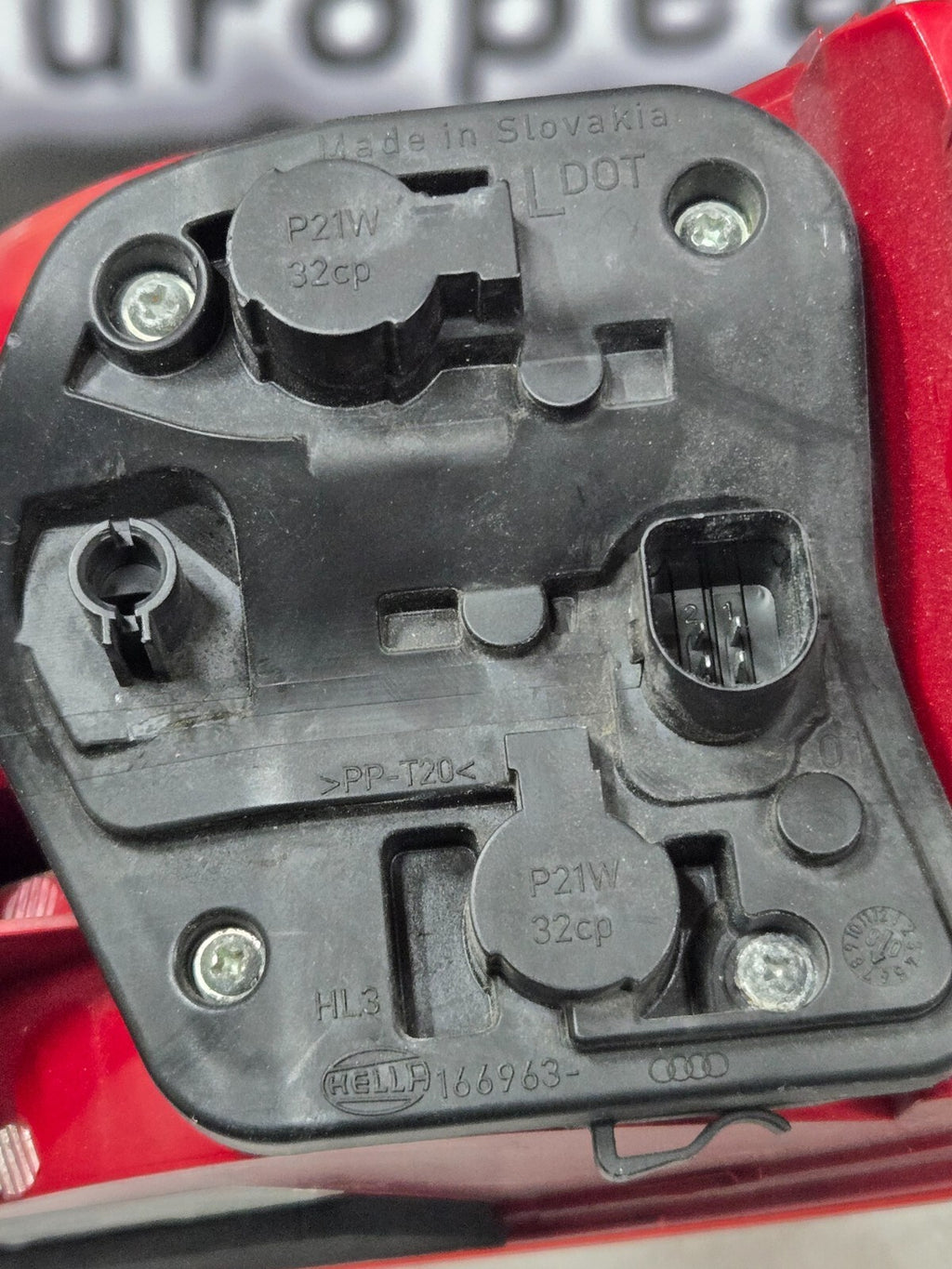 2009-2012 Audi A4 Sedan Driver Side Left LH Halogen Taillight OEM