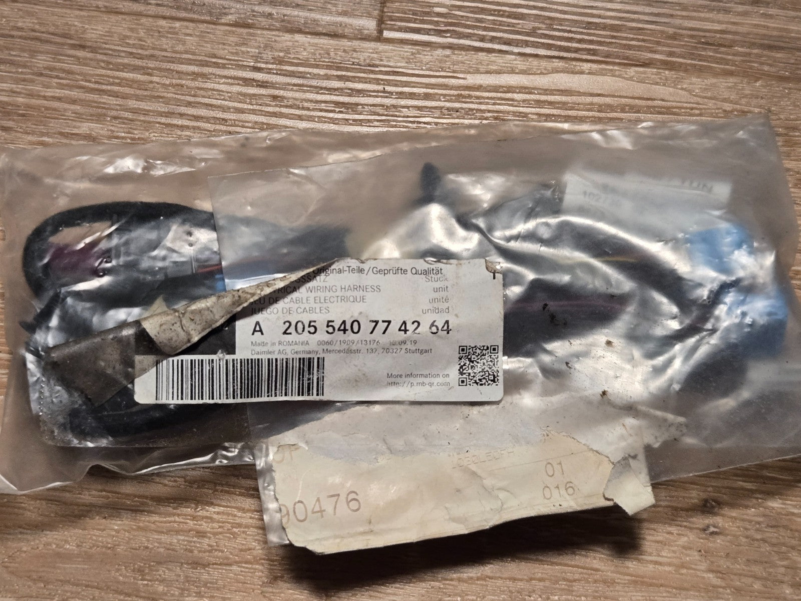 Mercedes-Benz C-Class W205 ELECTRICAL WIRING HARNESS A205540774264 NEW OEM