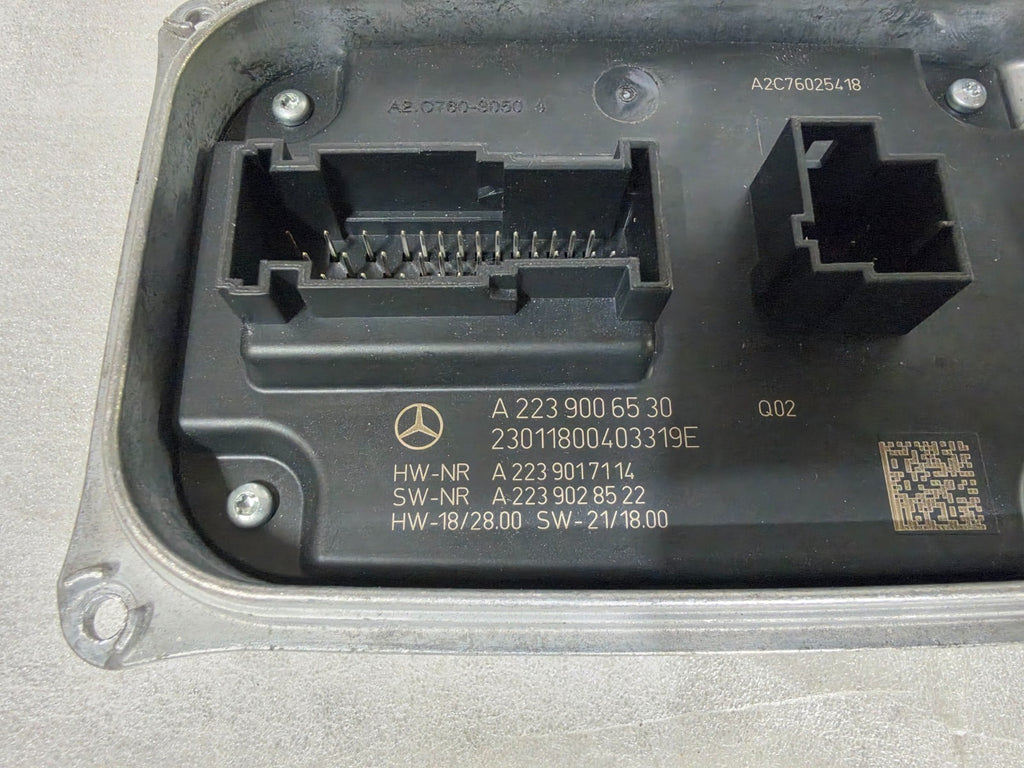 MERCEDES BENZ HEADLIGHT CONTROL UNIT MODULE BALLAST A2239006530 OEM