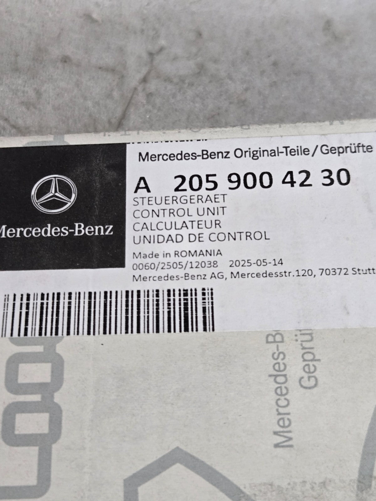 2015-2018 Mercedes Benz C Class W205 C300 LED Headlight Ballast OEM A2059005010