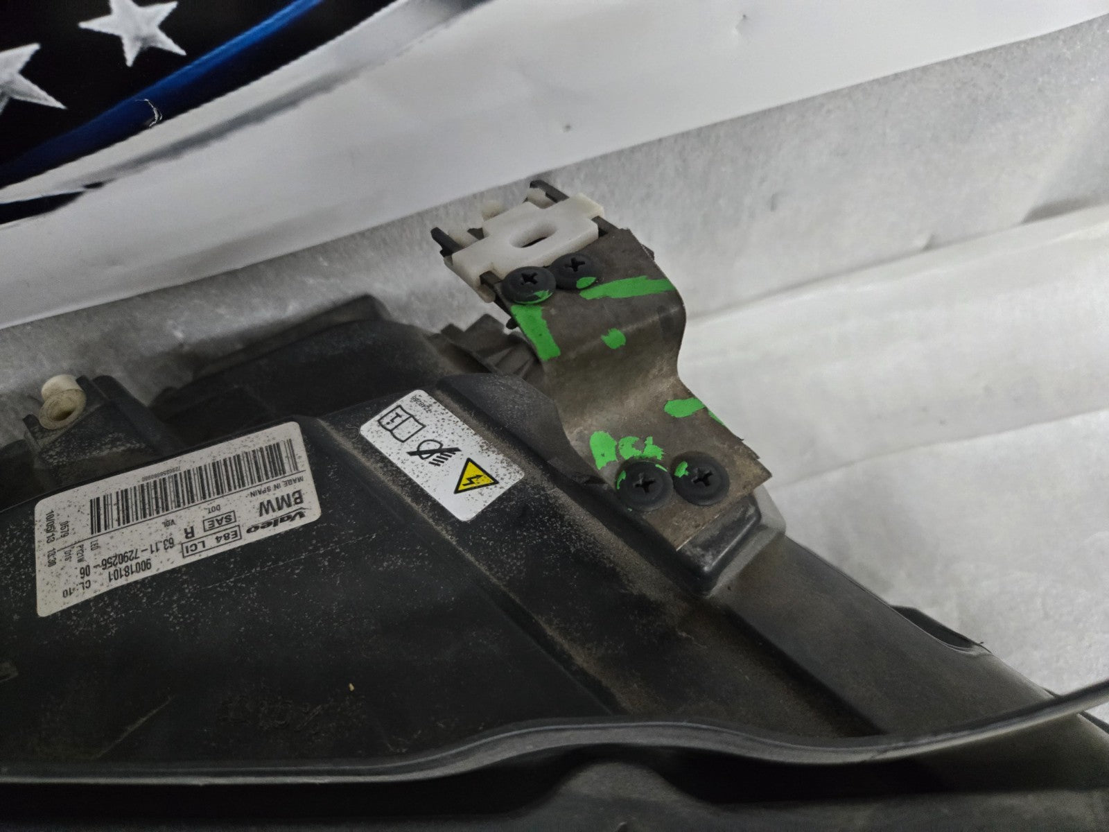 2013-2015 BMW X1 Xenon HID Right RH Headlight Assembly OEM 63117290256
