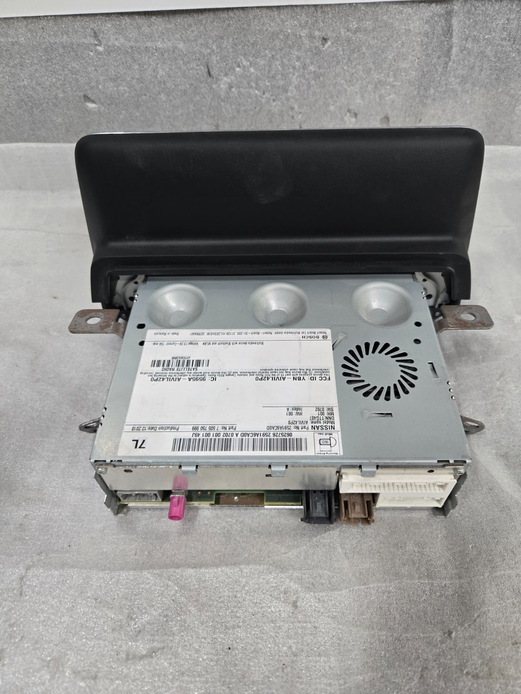 2019-2022 Nissan Altima Radio Touch Screen Display Radio OEM 2591A-6CA0D