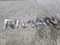 2022-2025 RIVIAN R1T REAR TAILGATE TRUNK NAMEPLATE OEM USED