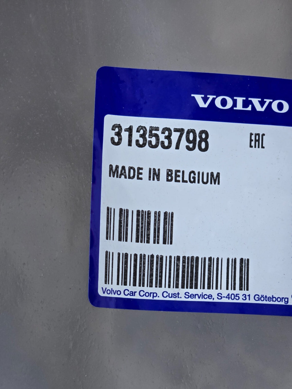 2016-2024 Volvo XC90 Air Guide 31353798 OEM