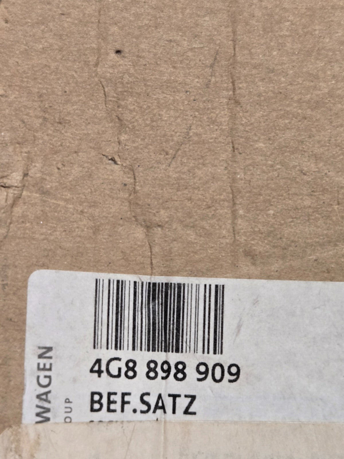 NEW AUDI A7 4G SILL MOUNT KIT 4G8898909 ORIGINAL 4G8-898-909 OEM
