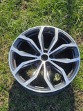 2018 - 2023 BMW X3 X4 Wheel Rim 8J x 20in Front DARK CHARCOAL 6877329 OEM
