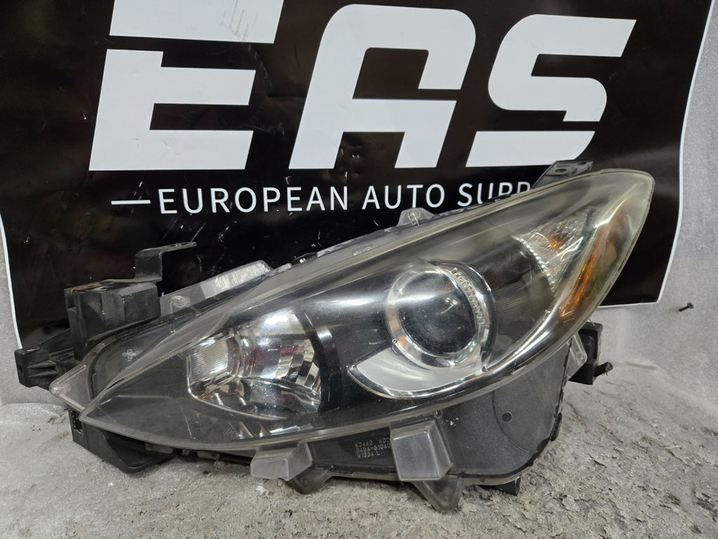 2014 2015 2016 MAZDA 3 HEADLIGHT HALOGEN LEFT LH DRIVER SIDE OEM B45A-51040