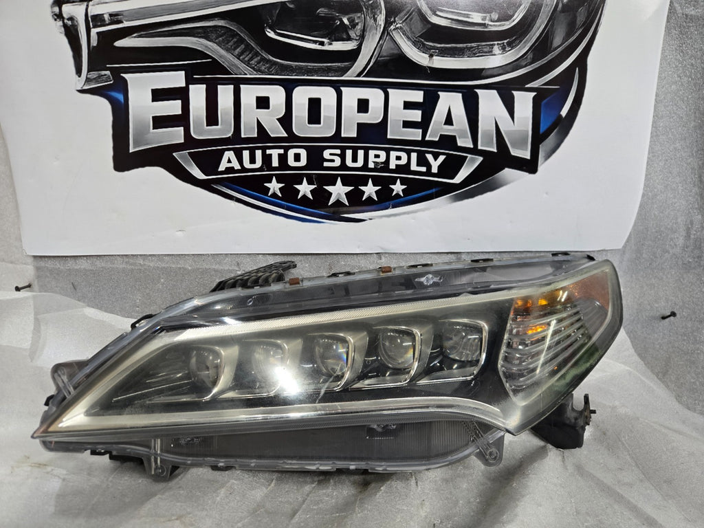 2015 2016 2017 Acura TLX Left LH Driver Side LED Headlight 33100TZ3A01 OEM