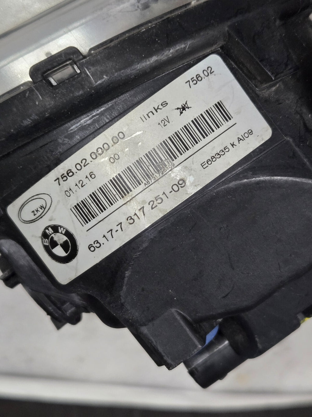 2014-2018 BMW X6 X5 X4 X3 FOG LIGHT LEFT DRIVER LED 6317 7317251 OEM