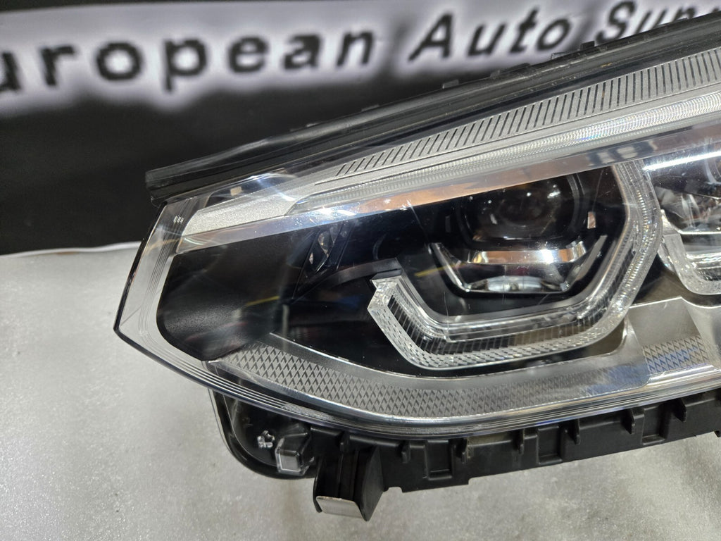 2018-2021 BMW X3 X4 G01 G02 Adaptive LED HEADLIGHT LEFT DRIVERS SIDE OEM 8739657