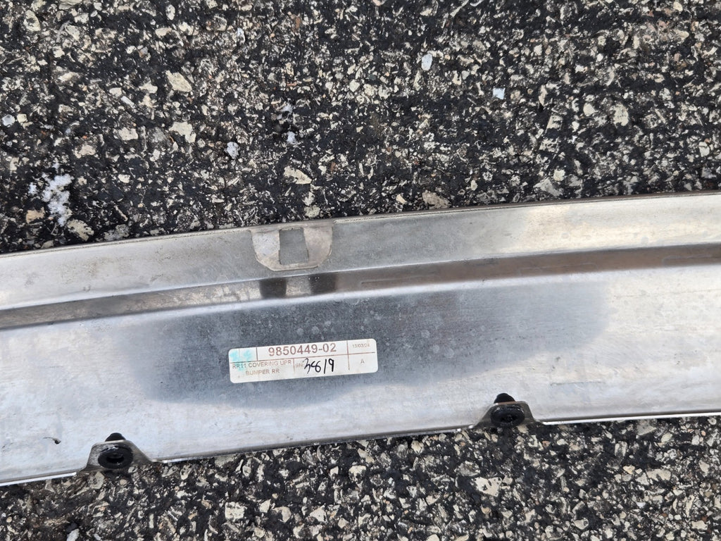 Rolls-Royce Phantom R11 Rear Bumper Upper Chrome Moulding Genuine 9850449 OEM