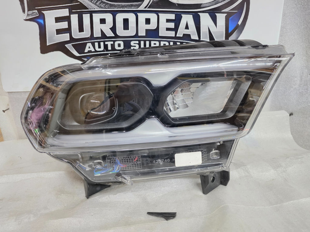 2021-2025 Dodge Durango Right RH Full LED Black Headlight OEM 68433782AE