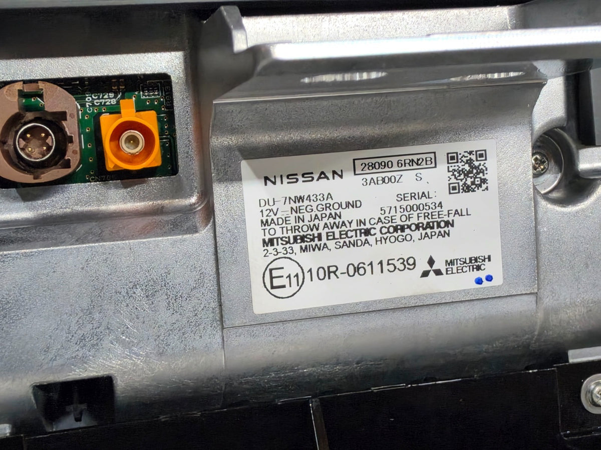 2024 NISSAN ROGUE DASH DASHBOARD CENTER DISPLAY SCREEN MONITOR OEM 28090-6RN2B