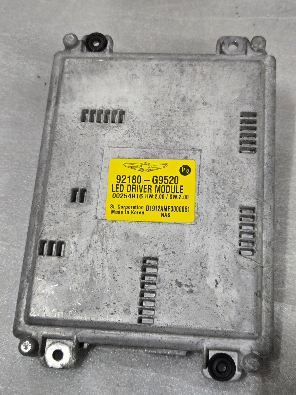 2022-2025 Hyundai Genesis G70 Full LED Headlight Control Module LH 92180-G9520