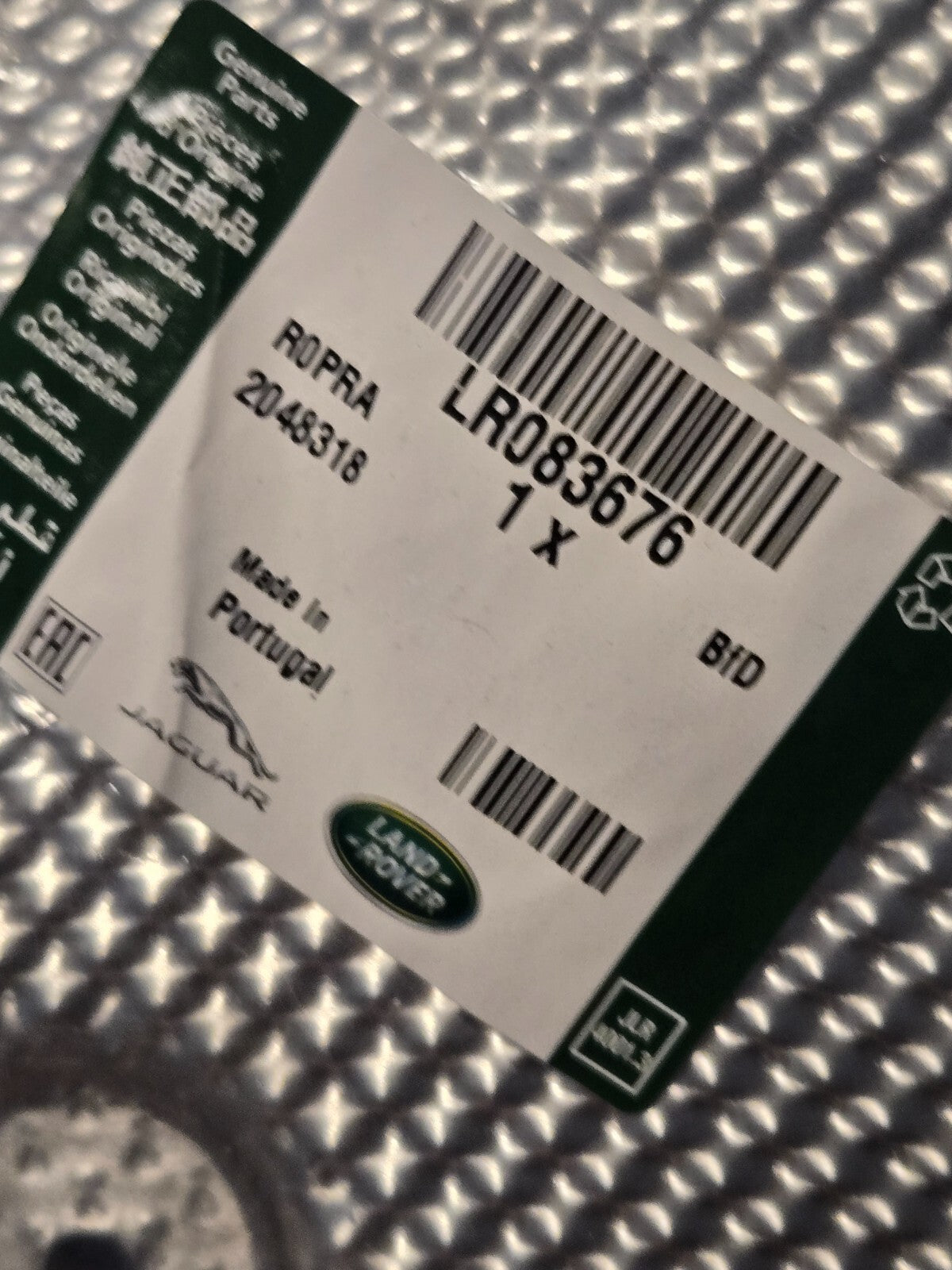 Genuine Land-Rover Rear Shield LR083676 OEM