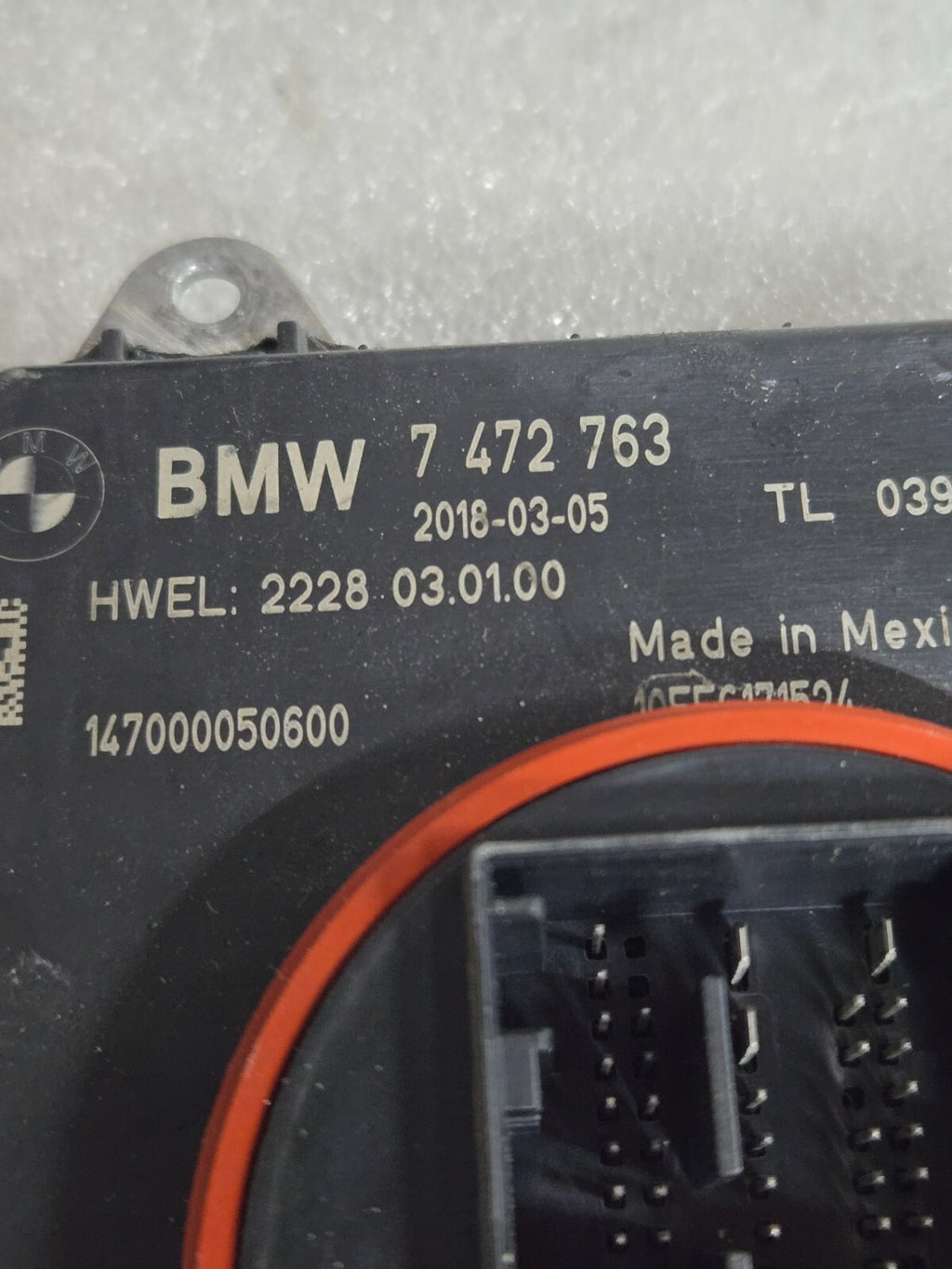 OEM 16-21 BMW 5 7 Series Control Unit Module Light Ballast Computer # 7472763