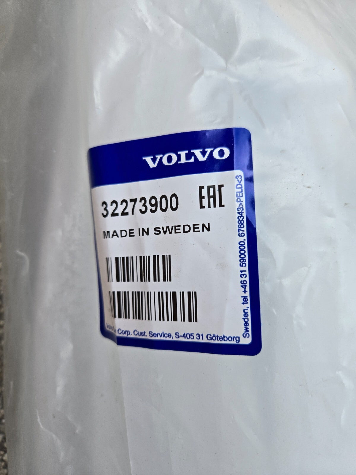 2018-2024 Volvo XC40 Rear Valance Panel Plate 32273900 OEM