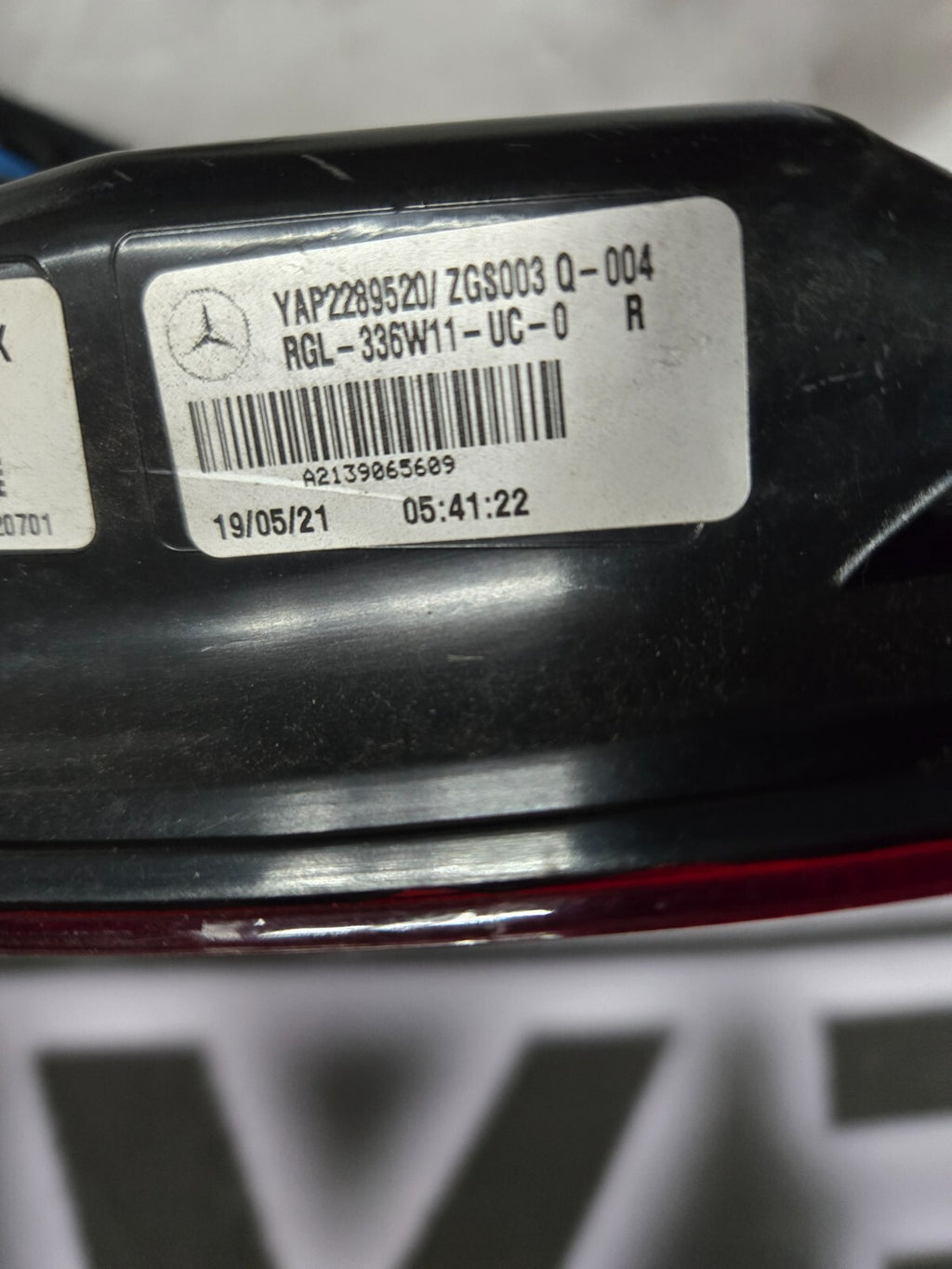 2021-2023 Mercedes-Benz E-Class Sedan Right Passenger RH LED Taillight OEM