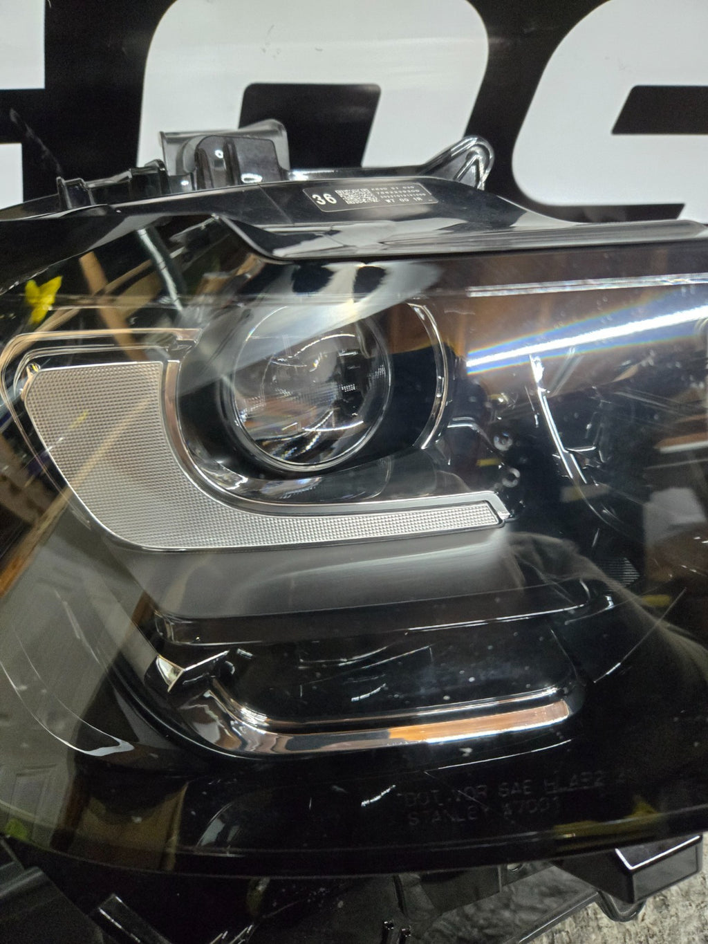 2024 2025 2026 MAZDA CX-90 Right RH Passenger Headlight Chrome Non-Adaptive OEM
