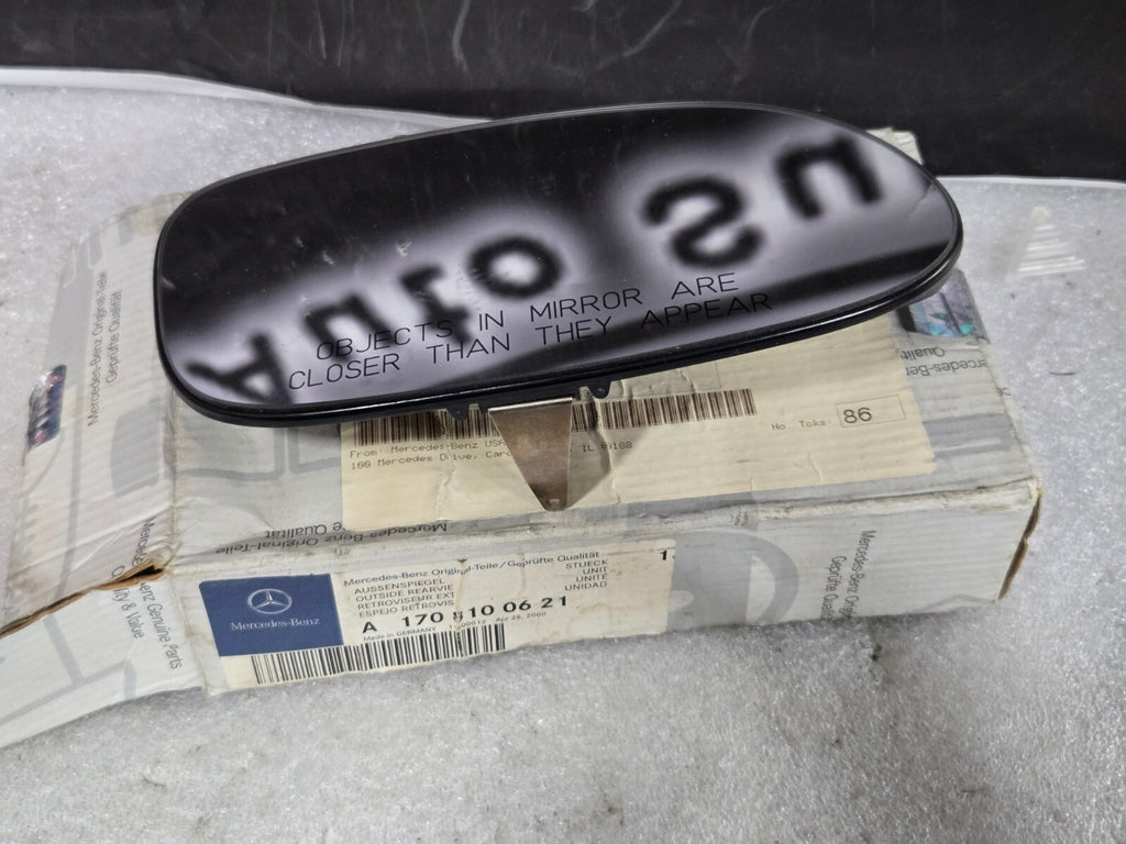 98-02 Mercedes R129 SL500 SLK230 CLK320 Right Side View Door Mirror Glass OEM