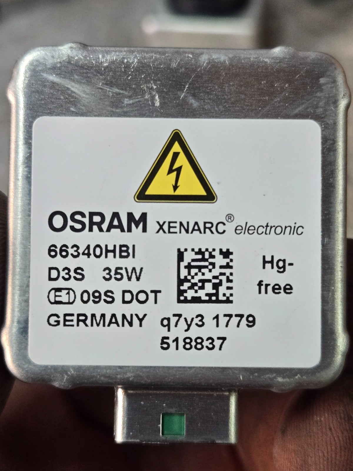 1pcs 66340HBI Original Spare Part OSRAM D3S 35W 4500K XENARC HID Bulb Xenon