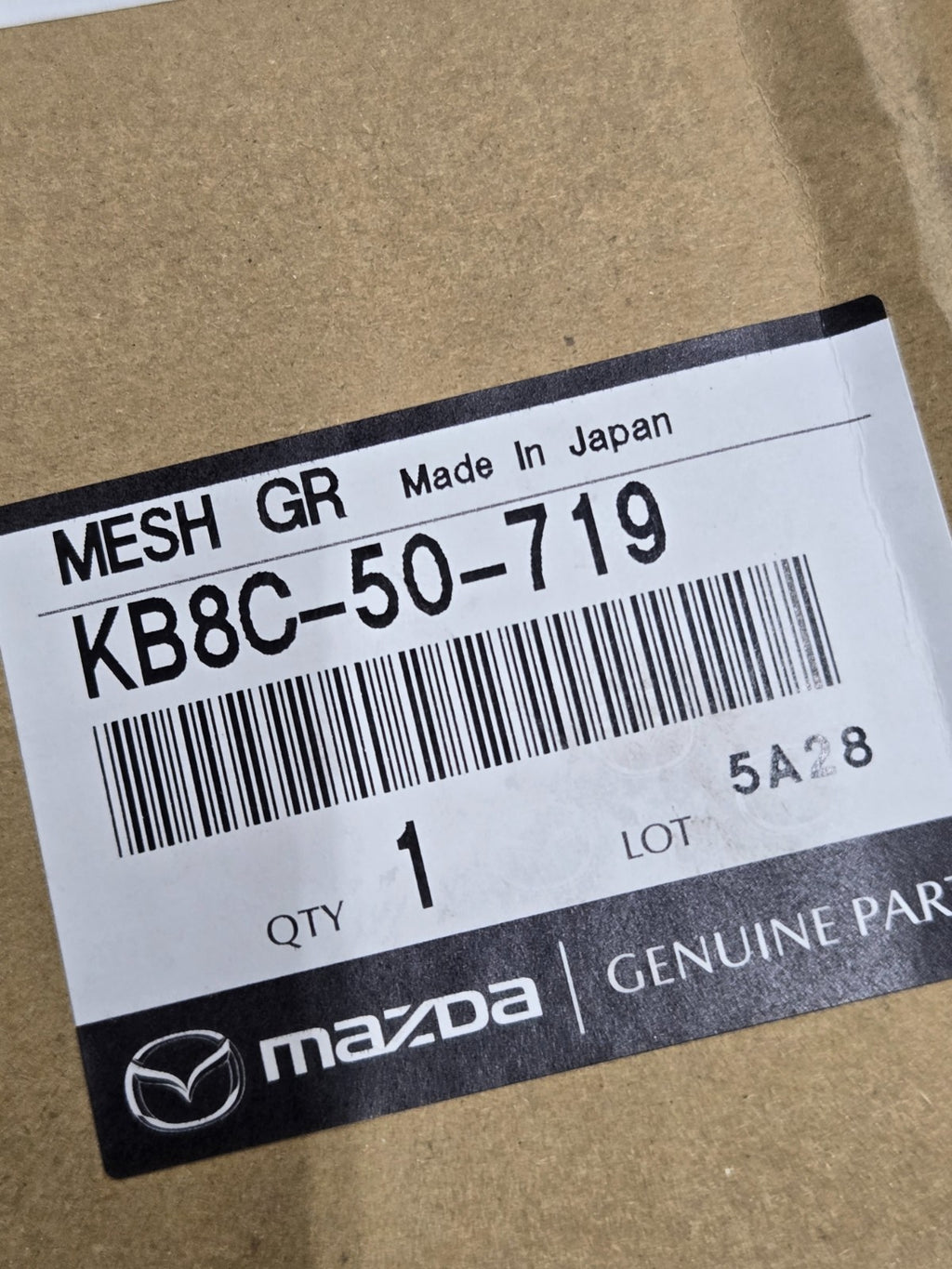OEM NEW Mazda 2017-2021 CX-5 Front Mesh Bumper Radiator Grille Black KB8C-50-719