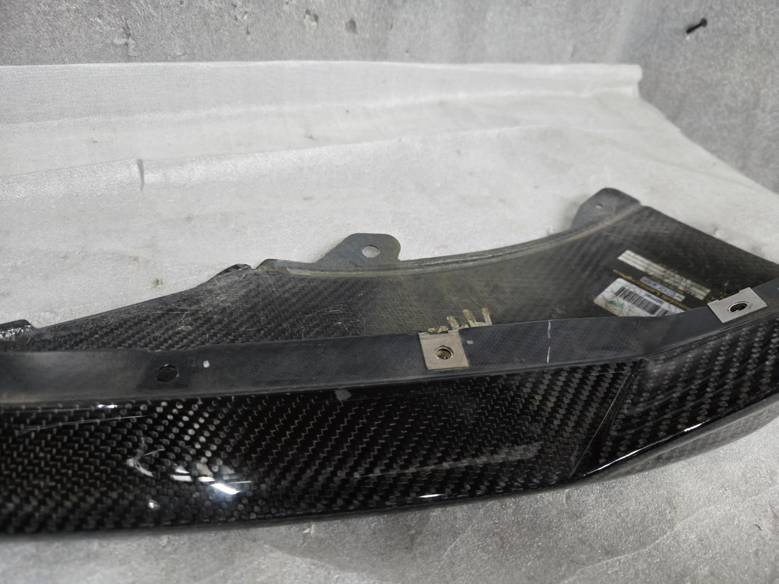 Lamborghini Urus Front Bumper LH Left 4ML807059A Carbon Lip Section OEM Genuine