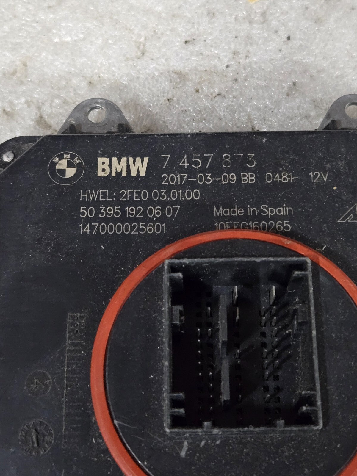 BMW F32 F36 F80 F10 F30 F82 F83 LED HEADLIGHT CONTROL MODULE 7457873 OEM
