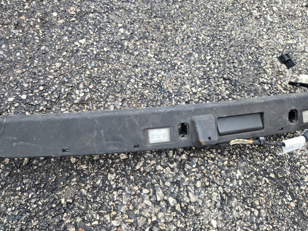2025-26 BMW X3 M50 Liftgate Trunk Lid Applique Trim License Light W/ Camera OEM