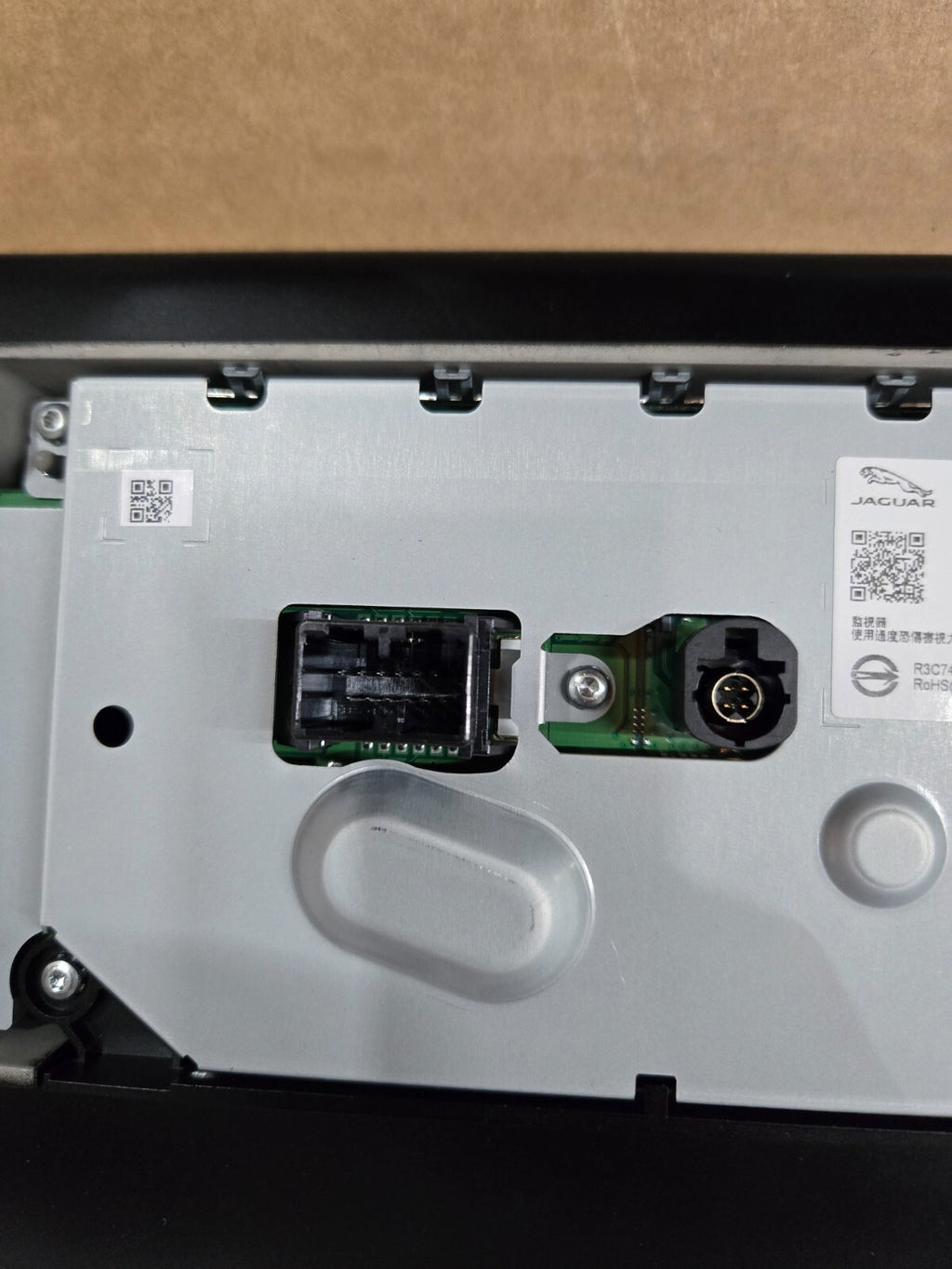 2023 JAGUAR F-PACE DASH MOUNTED INFOTAINMENT DISPLAY SCREEN MX6319C279AF OEM