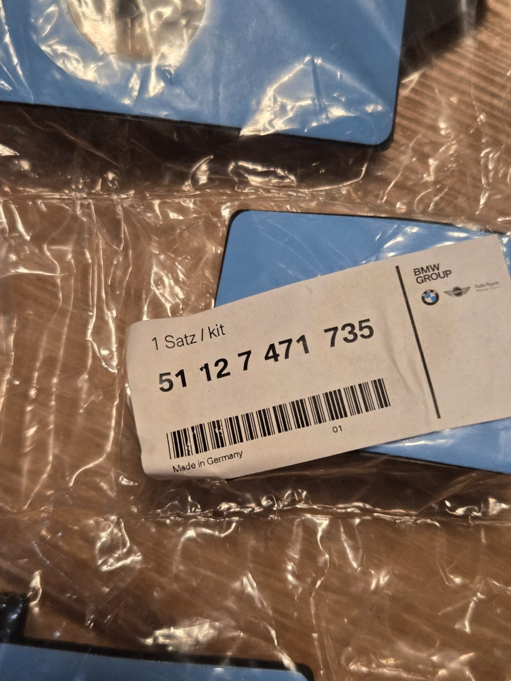 2014-2016 BMW PARKING SENSOR BUMPER HOLDERS KIT OEM 51127471735 NEW