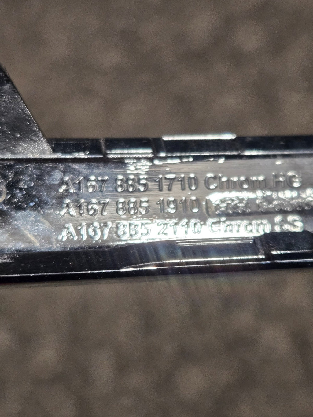 Genuine Mercedes-Benz Bumper Trim A1678851710 LH OEM