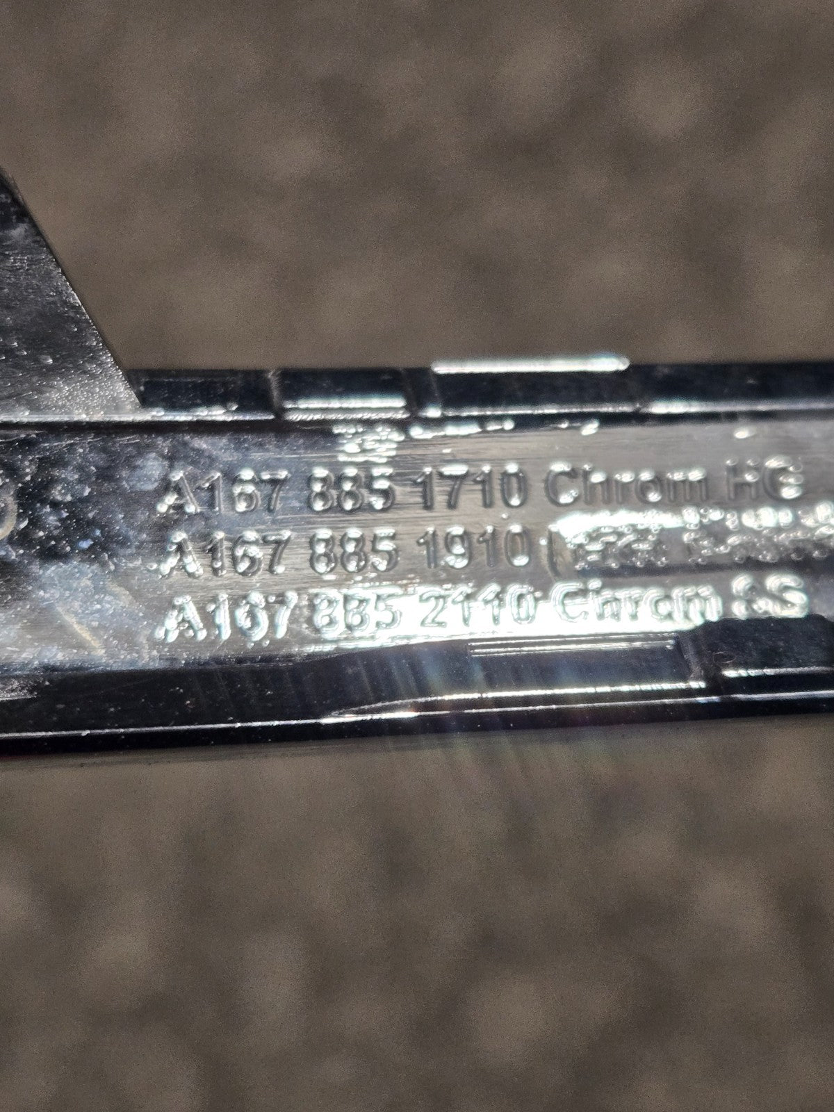 Genuine Mercedes-Benz Bumper Trim A1678851710 LH OEM