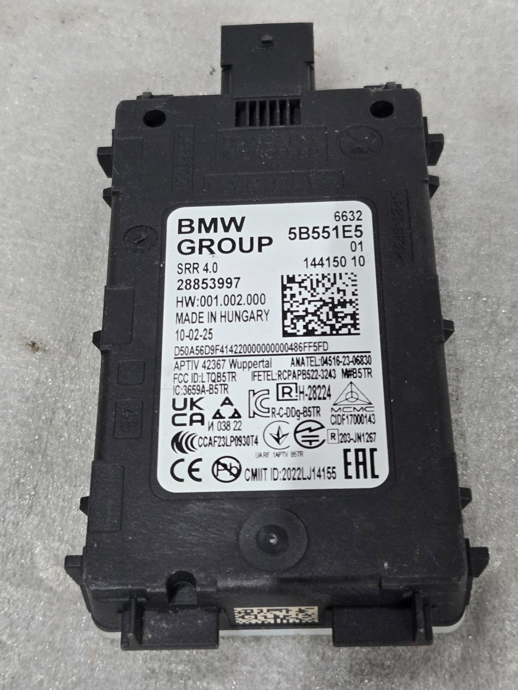 2023-2025 BMW G05 G06 G07 Close Range Blind Spot Radar Sensor OEM 66325B551E5