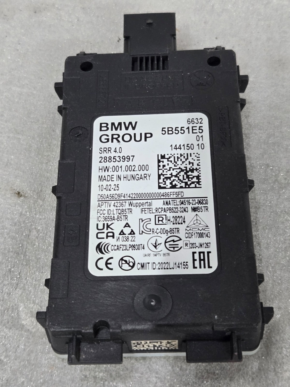 2023-2025 BMW G05 G06 G07 Close Range Blind Spot Radar Sensor OEM 66325B551E5
