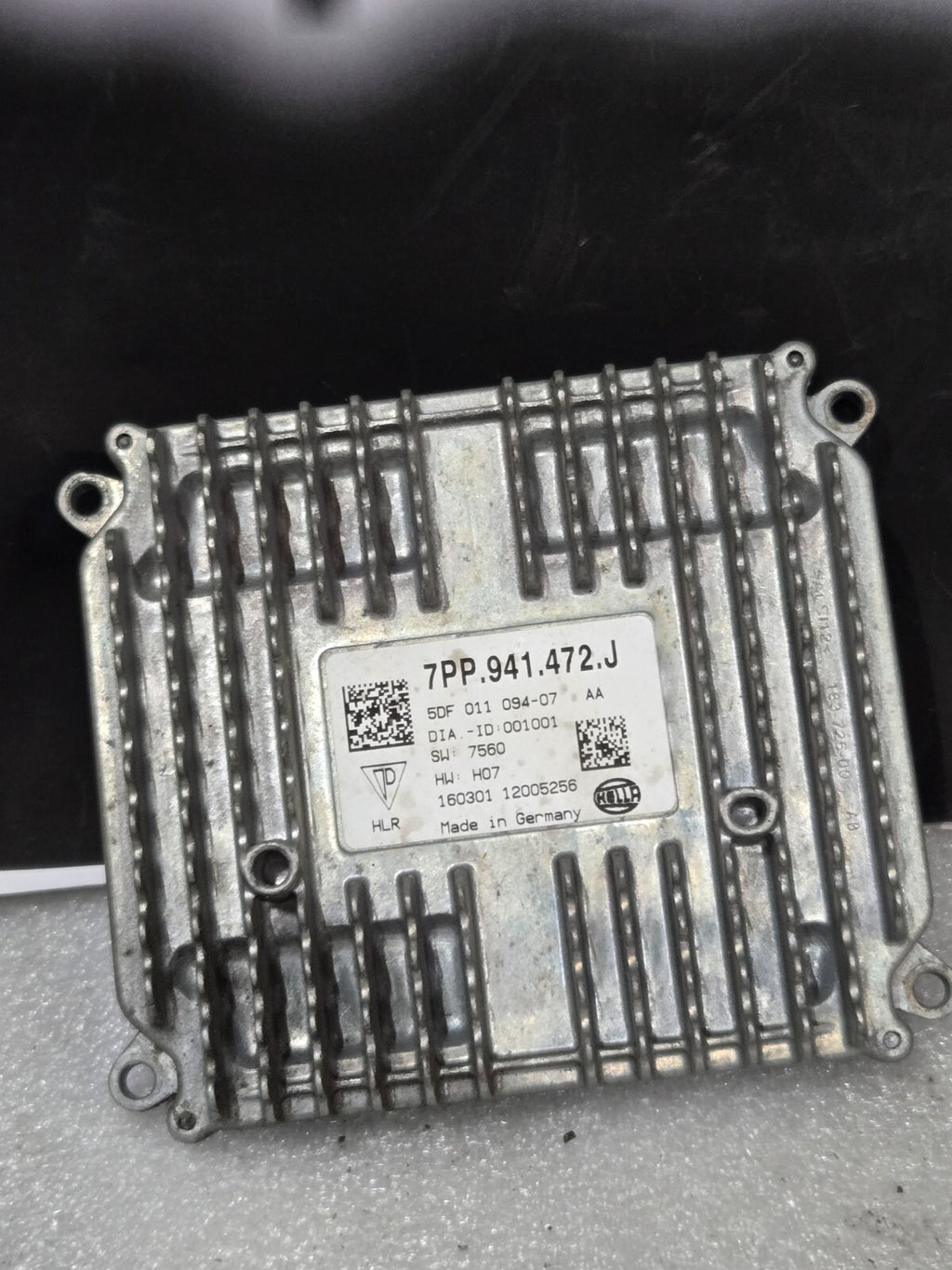 2016-18 AUDI A6 A7 LED HEADLAMP XENON BALLAST CONTROL MODULE PART 7PP941472J OEM