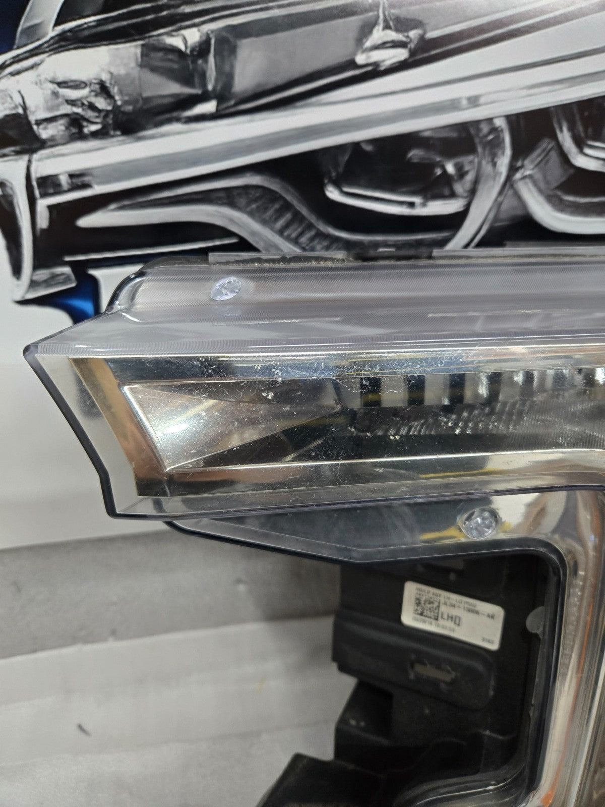 2018-2020 Ford F150 Halogen Left Driver Side Headlight OEM JL34-13006-AK