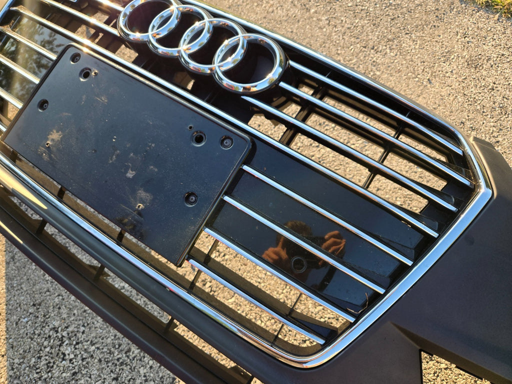 2016 2017 2018 AUDI A7 QUATTRO FRONT BUMPER NEAR COMPLETE OEM 4G8807437AH