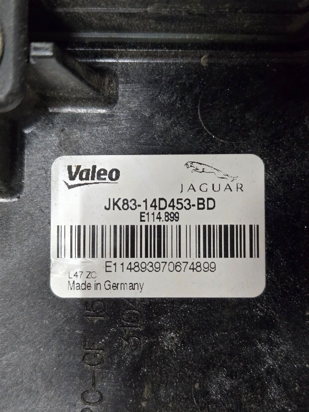 2017-19 Jaguar XE XF Blind Spot Monitor Sensor w/ LH Bracket OEM JX63-14F152-AD