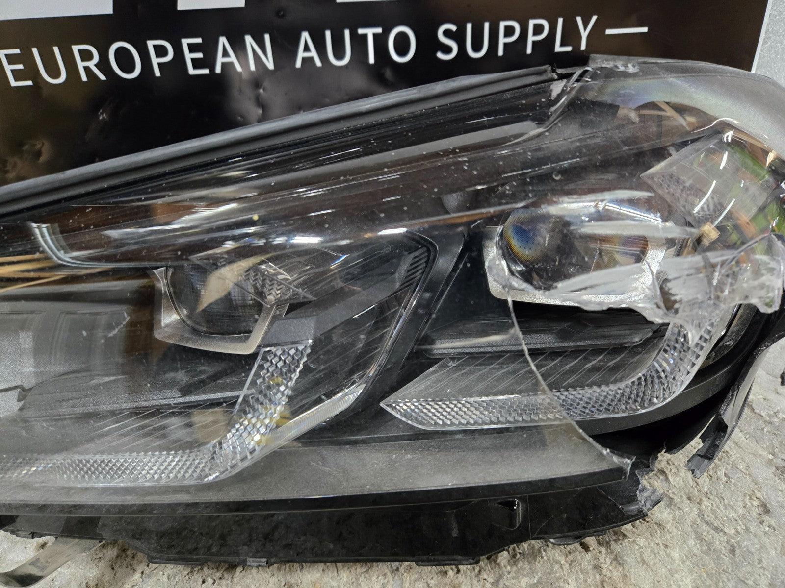2022 2023 BMW X3 X4 G01 G02 Headlight Full LED Front Left Driver Black OEM