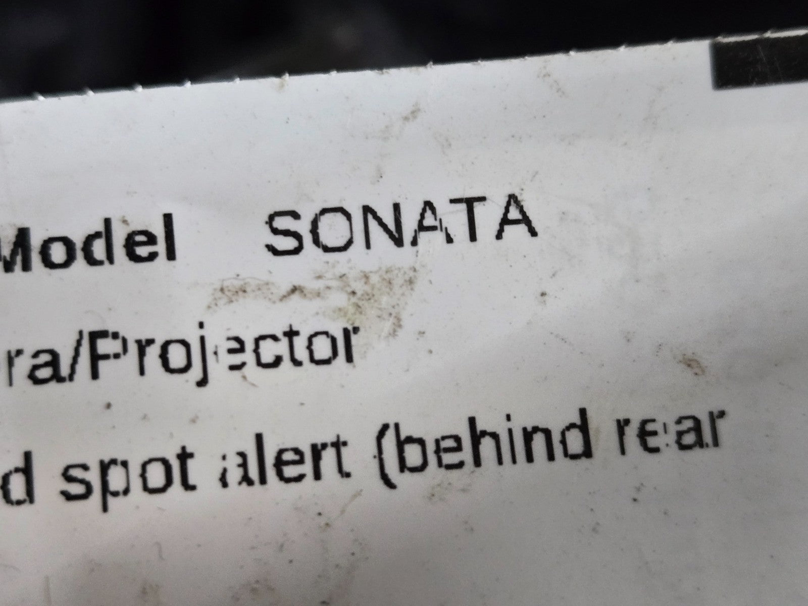 2018-2019 Hyundai Sonata Blind Spot Sensor Assembly Left LH 95811-C1500 OEM