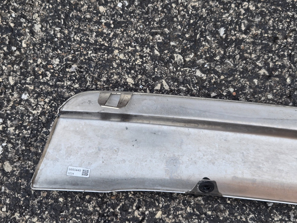Rolls-Royce Phantom R11 Rear Bumper Upper Chrome Moulding Genuine 9850449 OEM