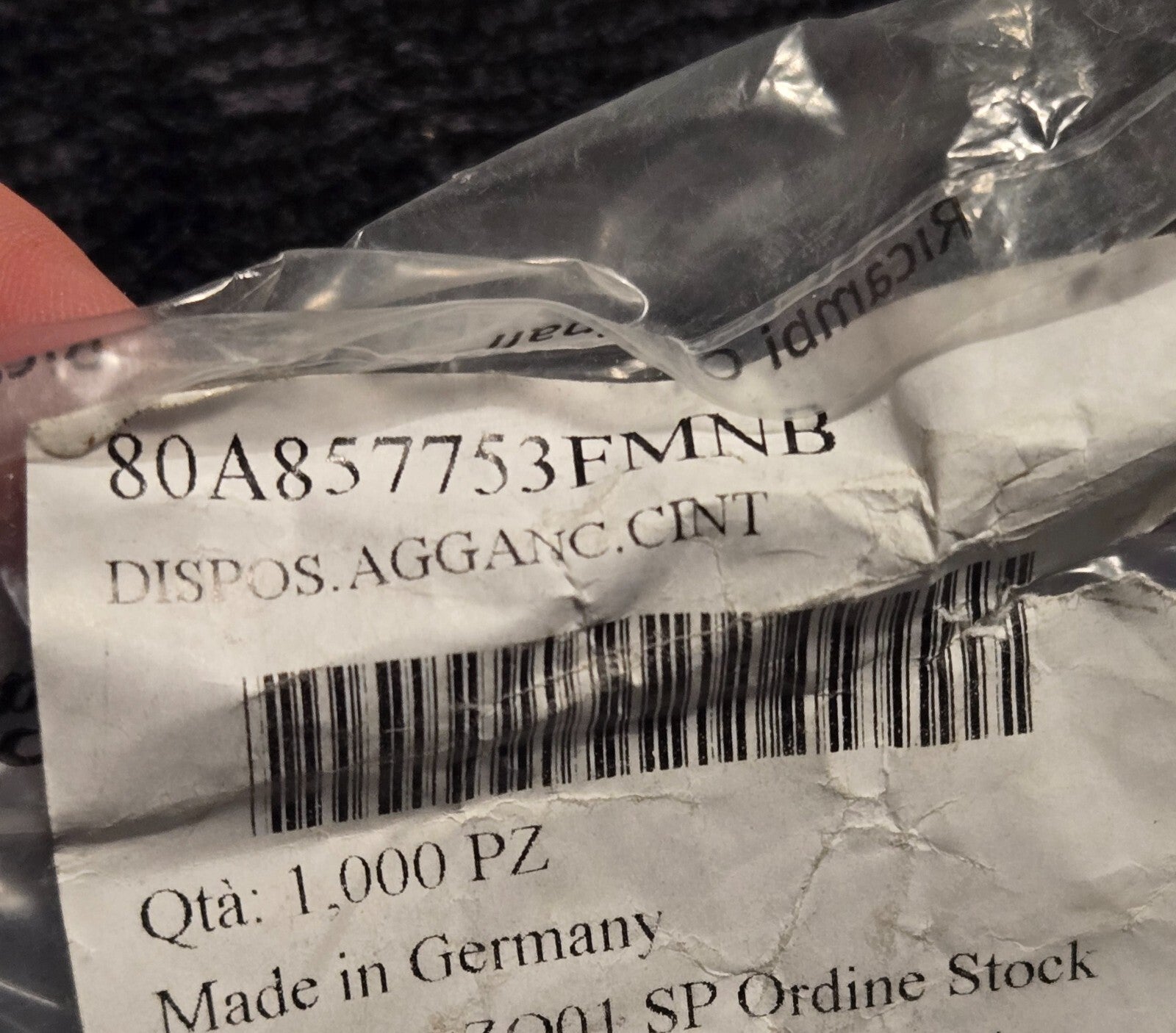 NEW AUDI Q8 4MN REAR LEFT SEAT BELT BUCKLE 80A857753FMNB ORIGINAL