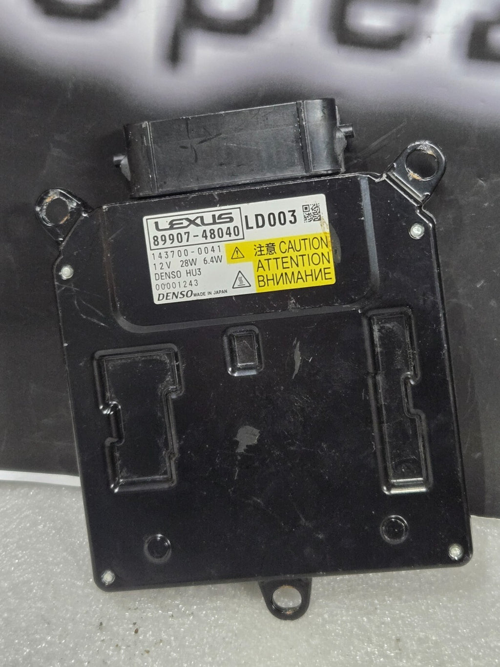 2017 - 2019 LEXUS RX350 HEADLIGHT BALLAST MODULE 89907-48040 OEM